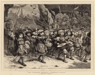 Het Cockhorse Regiment, een Middeleeuwse Episode